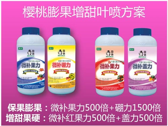 櫻桃用什么葉面肥？